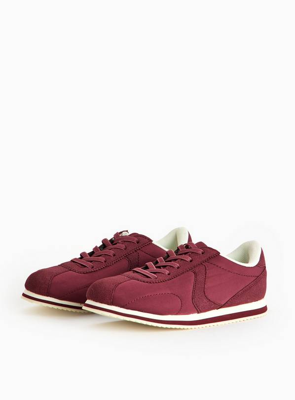 Dark Red Low Profile Trainers 10 Infant